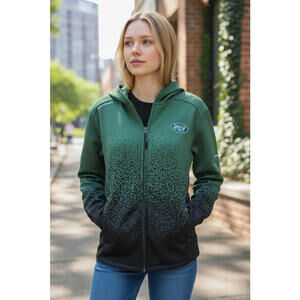 WOMEN'S  REEBOK ON FIELD NY JETS NFL FOOTBALL  ZIP HOODIE AFC EAST Sz XL #1505